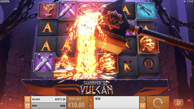 Play Hammer of Vulcan from Quickspin