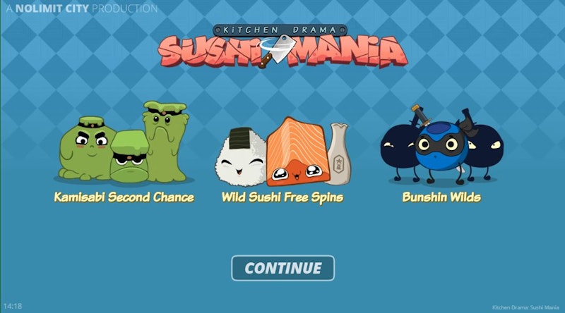 Play Kitchen Drama: Sushi Mania from Nolimit City