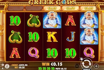 Greek Gods from Pragmatic Play