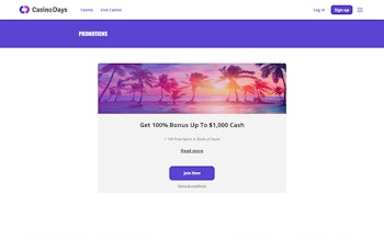 Casino Days Bonus