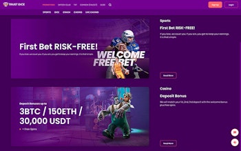 TrustDice Casino Bonus
