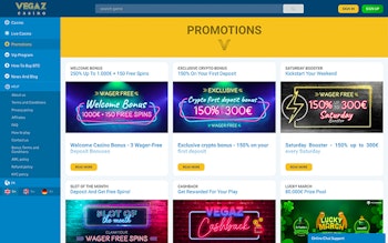 Vegaz Casino Bonus
